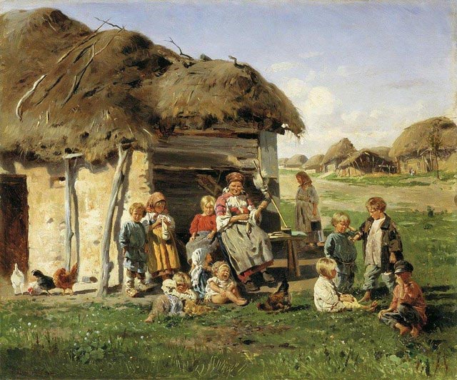 Маковский В.Е. Крестьянские дети