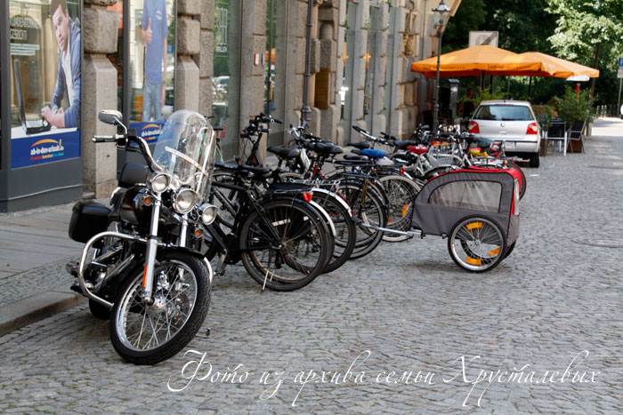 Велостоянка в Лейпциге