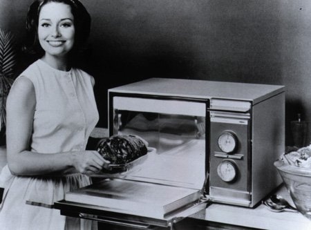 Микроволновая печь была запатентована в США в 1945 году