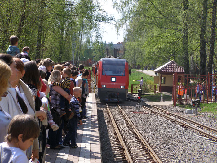 Детская железная дорога в Новомосковске