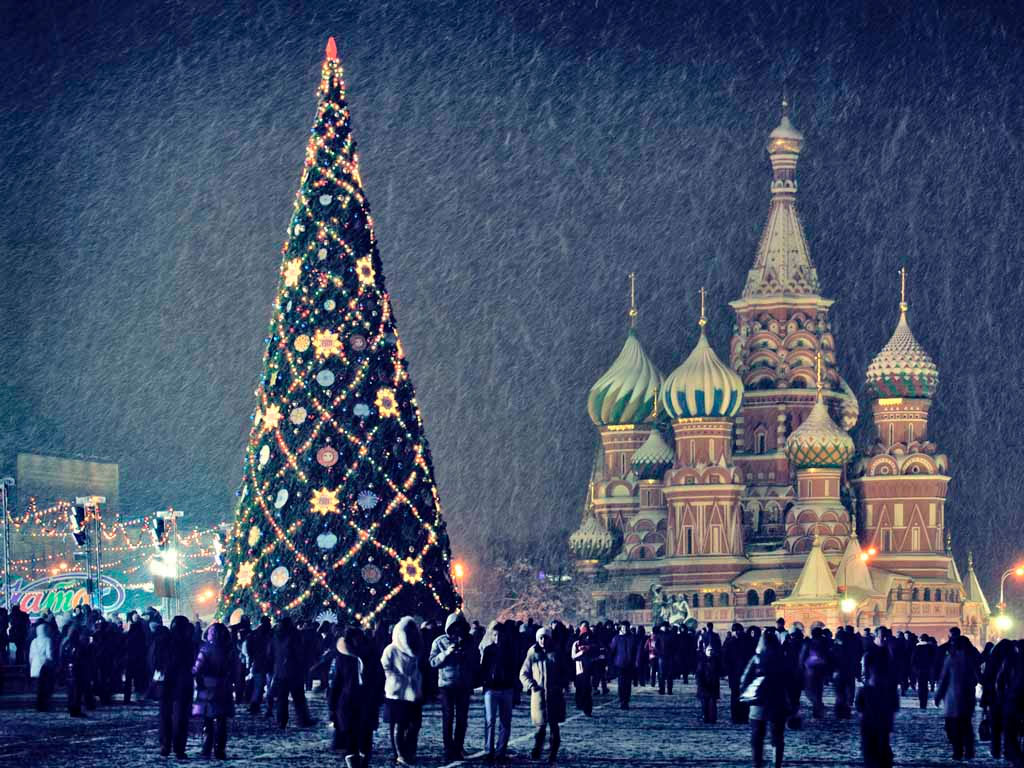 Рождественская елка на Красной площади