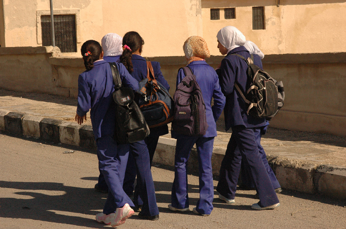 Школьная форма для девочек в Сирии