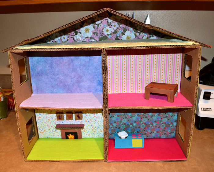 Кукольный дом для барби своими руками | Домашнее вязание | Дзен