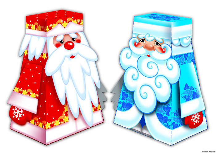Коробка Дед Мороз