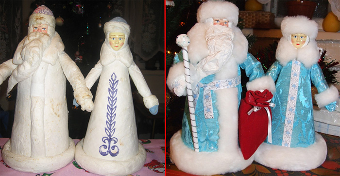 Дед Мороз из пластилина. МК с фотографиями