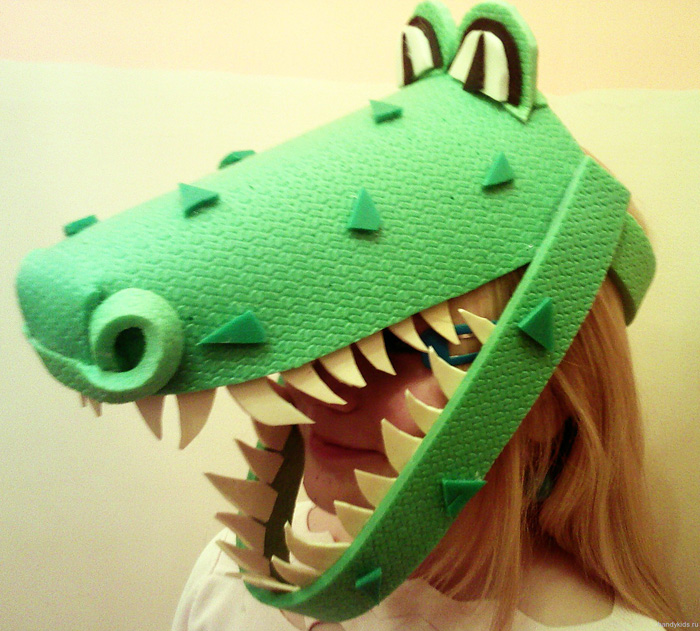 Самодельный костюм крокодила