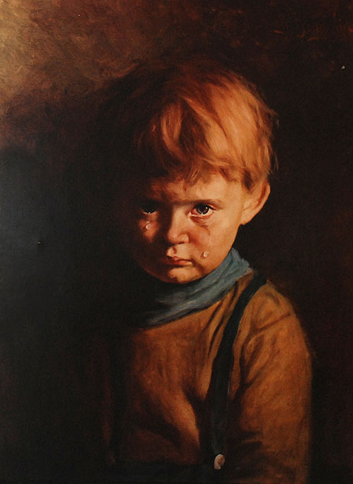 Джованни Браголин Плачущий мальчик. 1950-е