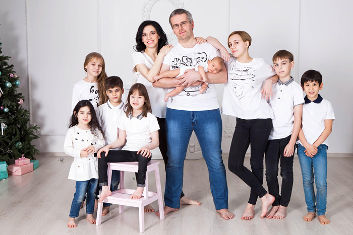 Олеся Лихунова и ее семья