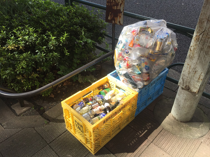 Сбор мусора в Японии