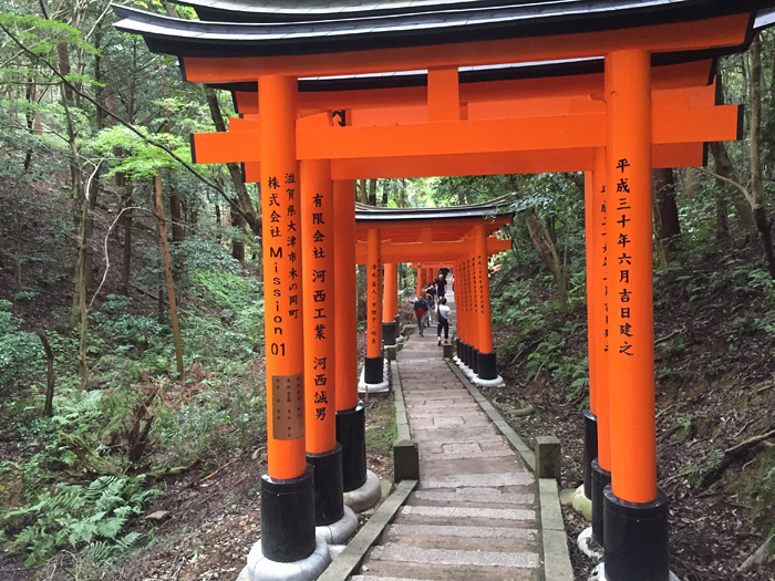 Оранжевые ворота в Японии