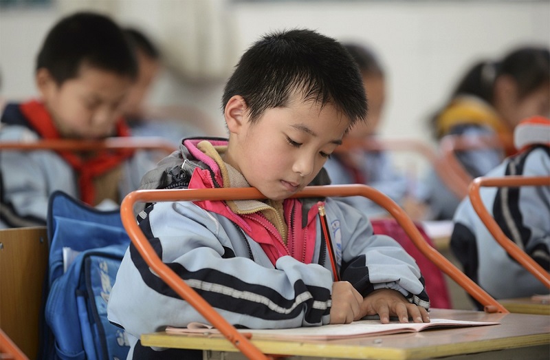 Как формируют осанку в школах Китая