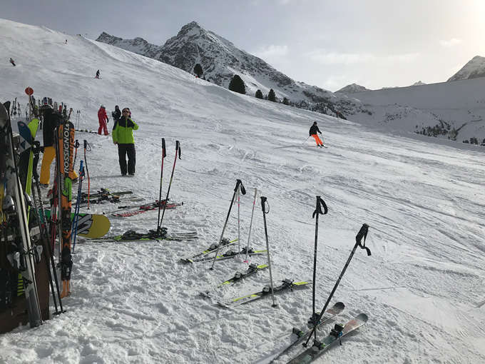 Горные лыжи в Инсбруке. Ледник Кюхтай