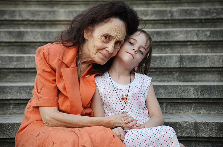 Самые старые матери: Адриана Илиеску с дочерью