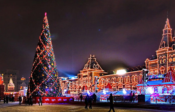 Главная елка России на Красной площади