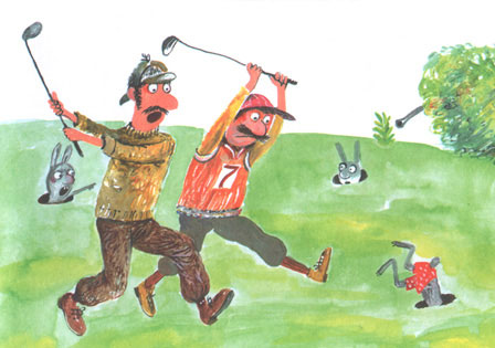 Иллюстрация Владимира Дрихеля к книге Андрея Усачева «Что было в сумке у кенгуру?»