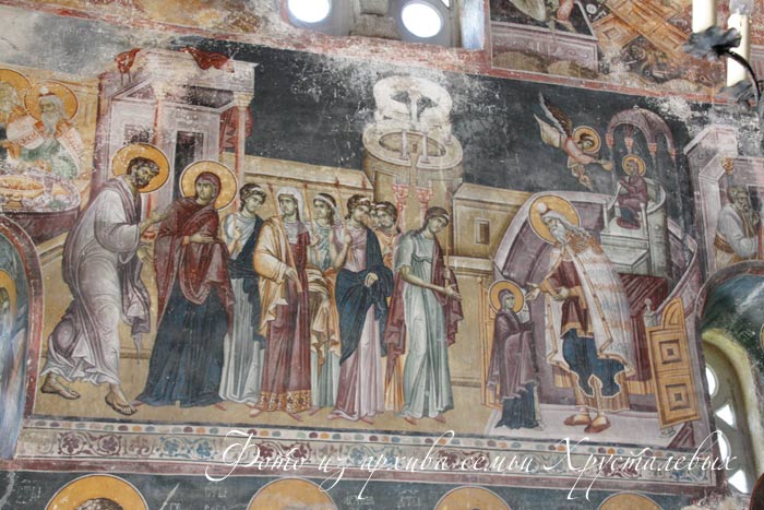 Фрески монастыря Студеница