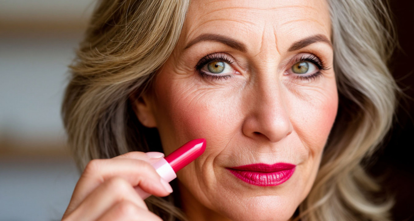 Как правильно наносить помаду после 50 лет, чтобы не подчеркнуть морщины: 4 трюка визажистов