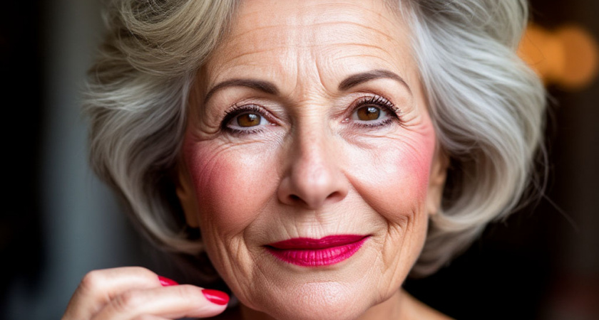 Наносим помаду после 50 лет правильно и не подчеркиваем морщины: 4 трюка визажистов