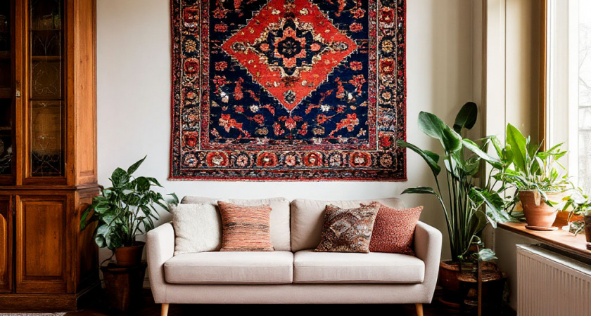 Ковры на стене снова в моде - вот 3 причины, почему их надо вернуть. Дизайнеры хлопают в ладоши от тренда из прошлого