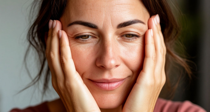 Японский лифтинг за 7 секунд: пара трюков для кожи 30-50 лет — больше ни морщин, ни отеков