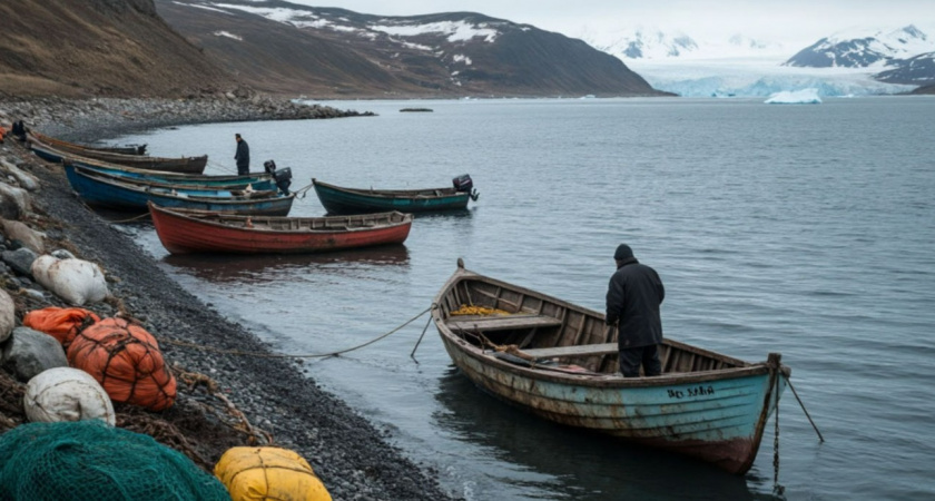 На Чукотке красная рыба не в почете - отдают собакам и чайкам. И вот почему