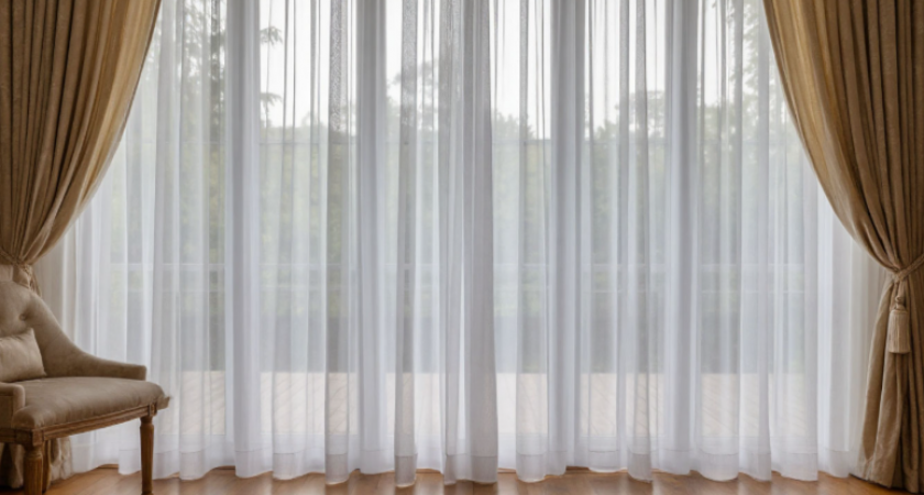 Тюль начнет искриться белизной как новый: полстакана в таз — о серости, желтизне и пятнах забыла