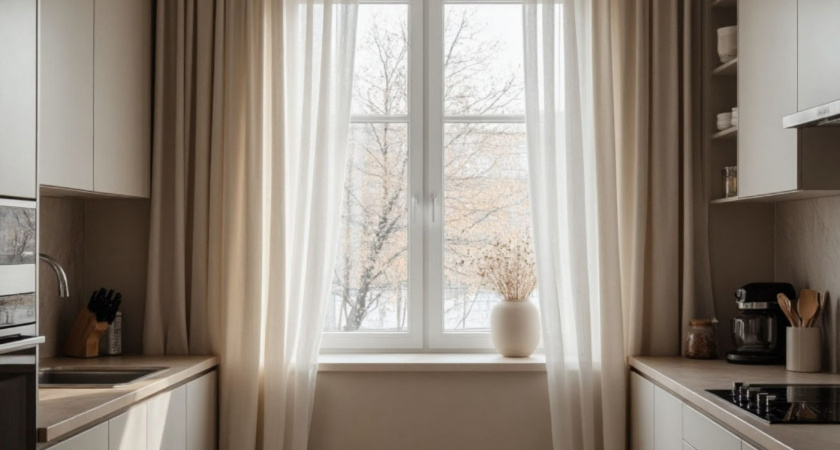 Какие шторы лучше для кухни - запомните раз и навсегда: дизайнер назвал только один правильный вариант