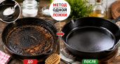 Метод одной ложки — и старую чугунную сковороду хоть на витрину отправляй: многолетний нагар испарится за 20 минут