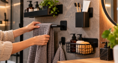 300 рублей – и ванная в стиле лофт готова: чёрные держатели из Fix Price сделали своё дело
