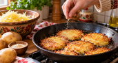1 щепотка в картофель – драники золотистые хрустящие и без лишнего масла: получается вкуснее, чем в Беларуси
