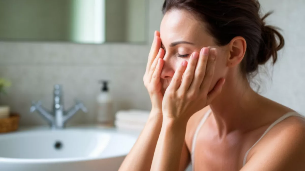 Растираем в ладонях и вбиваем в морщины 5 минут: через неделю забудете, где были складки - обновляем кожу к весне