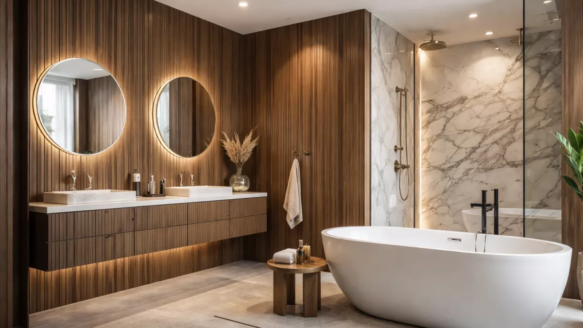 Ванные с плиткой - уходят в прошлое: умные хозяева выбирают этот материал - лучшее решение для отделки