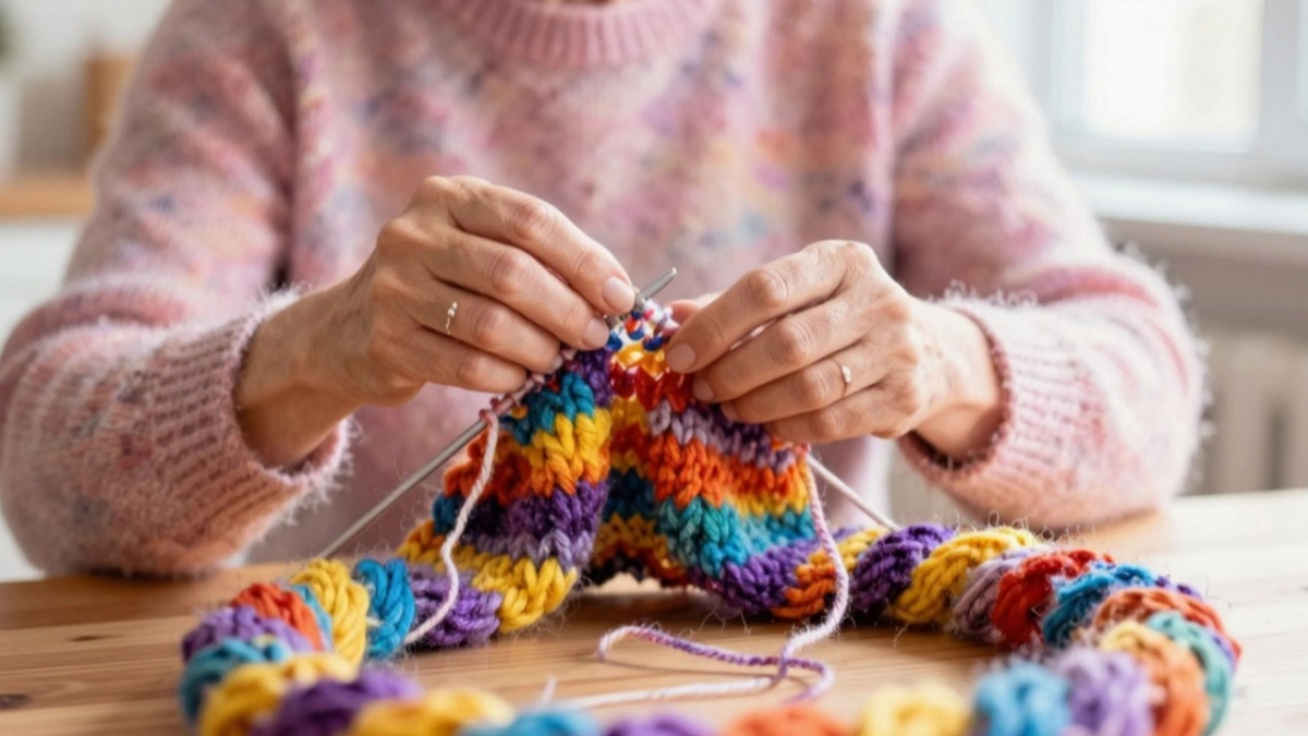 Никогда не выбрасываю остатки пряжи - мастерю из них 9 вещей: и на подарок, и себя порадовать