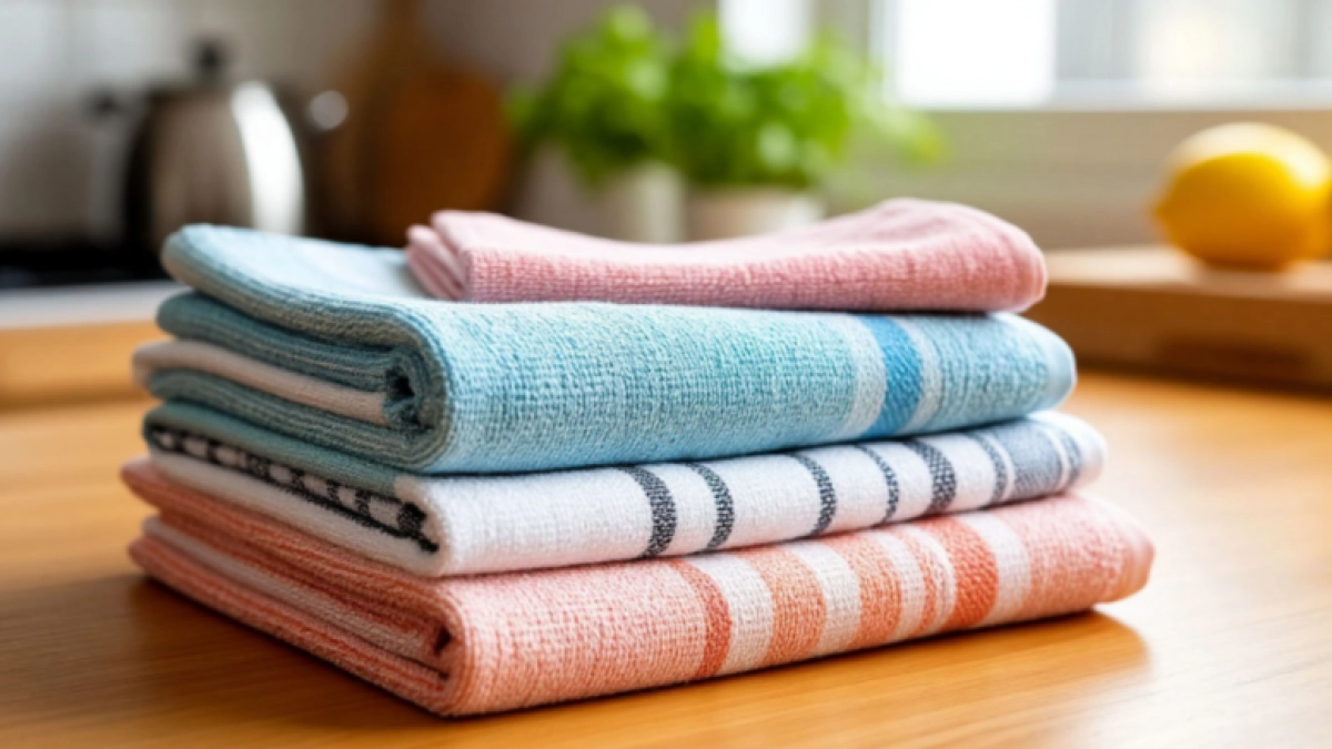 Силы на кухонные полотенца больше не трачу: нашла способ сделать их чистыми за полторы минуты — теперь делюсь