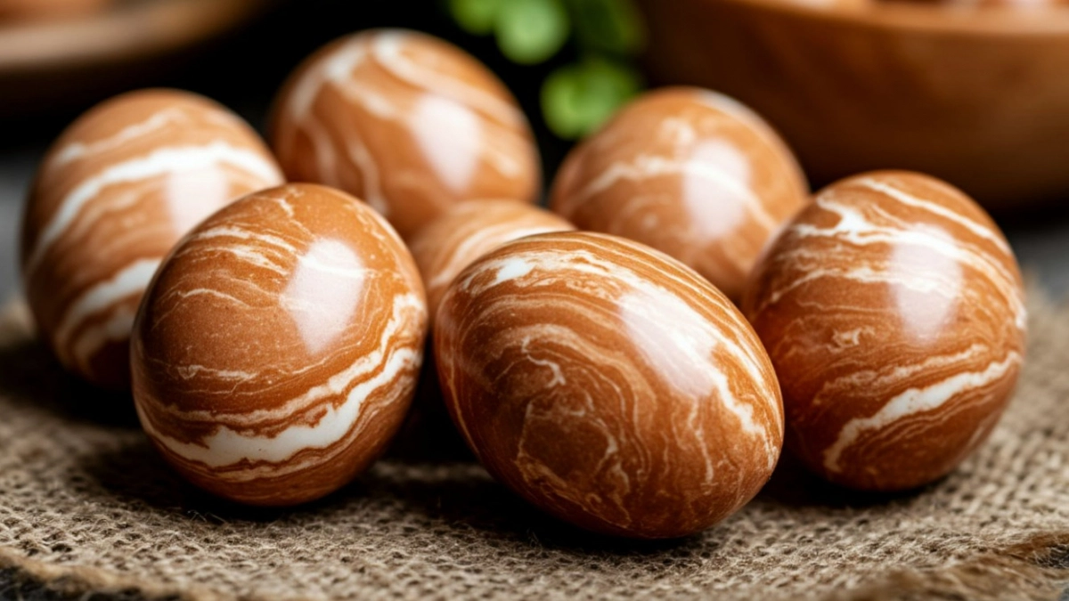 Пасхальные мраморные яйца без красителей - новый тренд: шеф-повар раскрыл их секрет