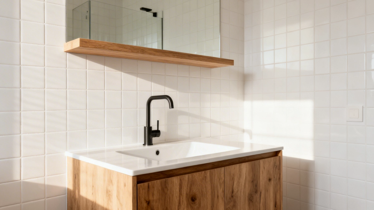 Белая плитка в ванной — прошлый век: что теперь делают вместо неё в 2026 году