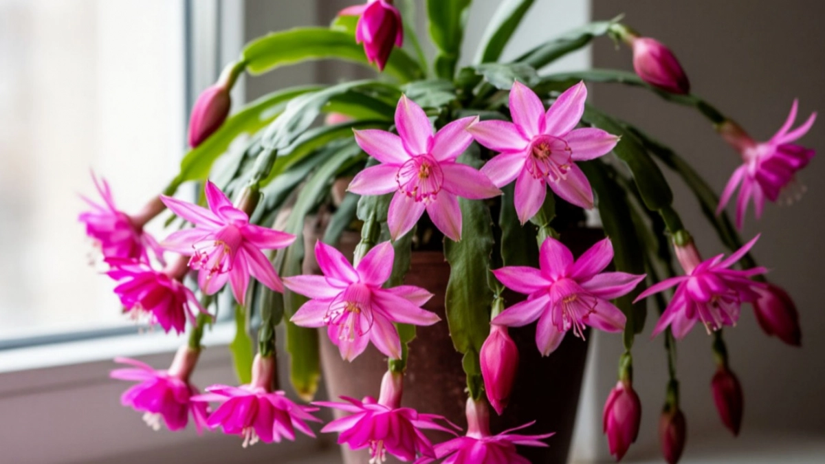 Поливаю под корень - и декабрист зацветает как бешеный: простейшая весенняя подкормка 