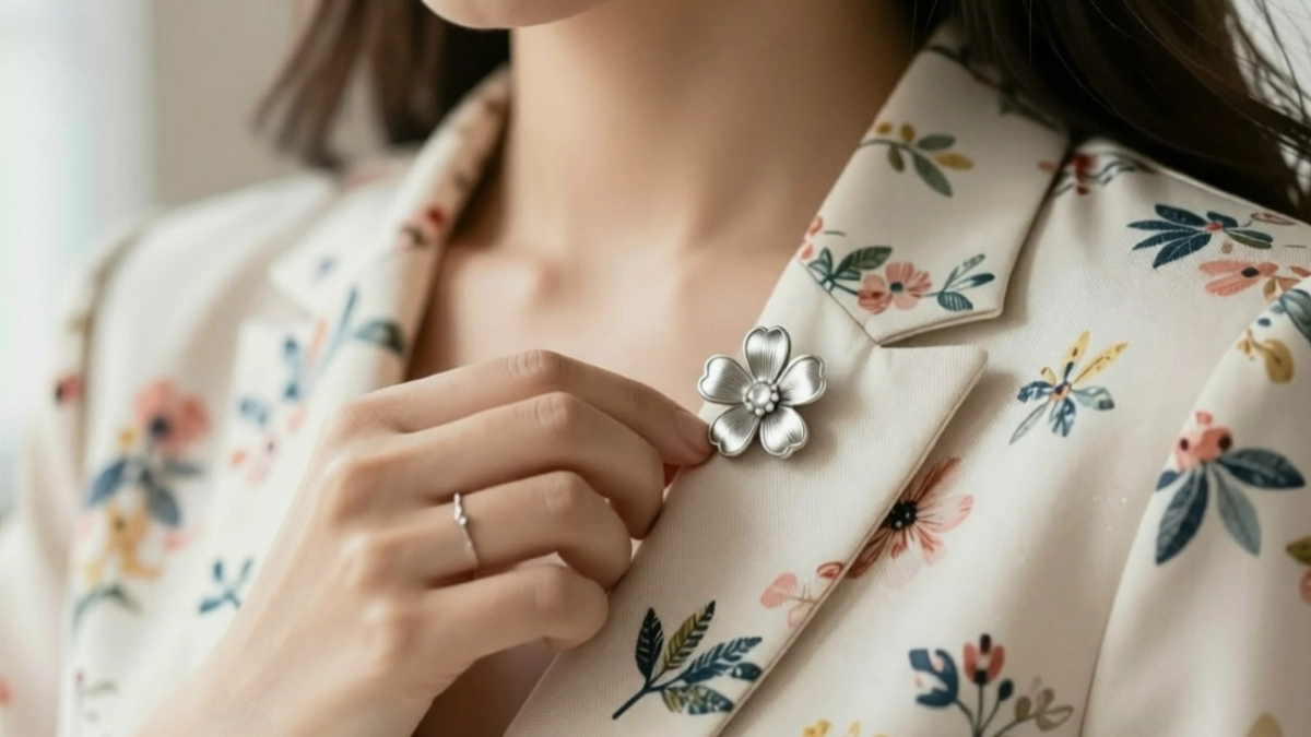 Броши снова в моде: 5 вариантов, как носить трендовый аксессуар в 2026