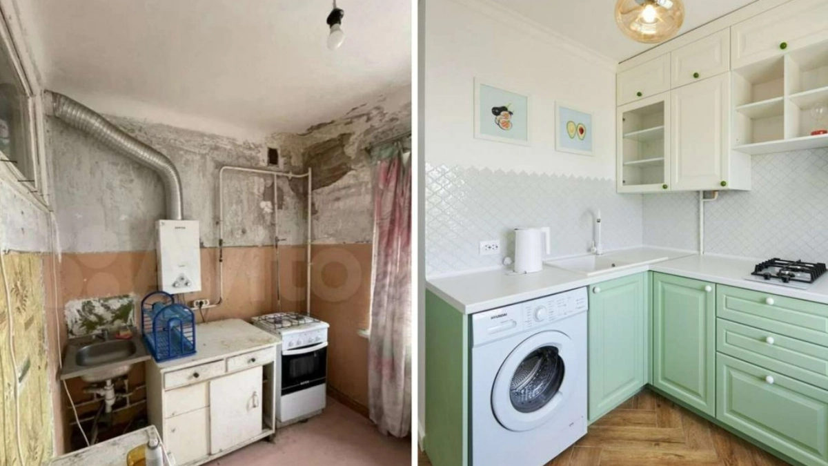 Дизайнеры круто преобразили маленькую хрущевку 29 м² - фото до и после