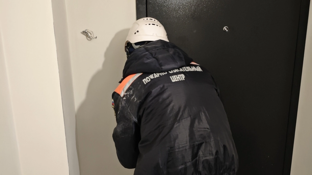 В Пензе спасатели вызволили запертого в квартире малыша 