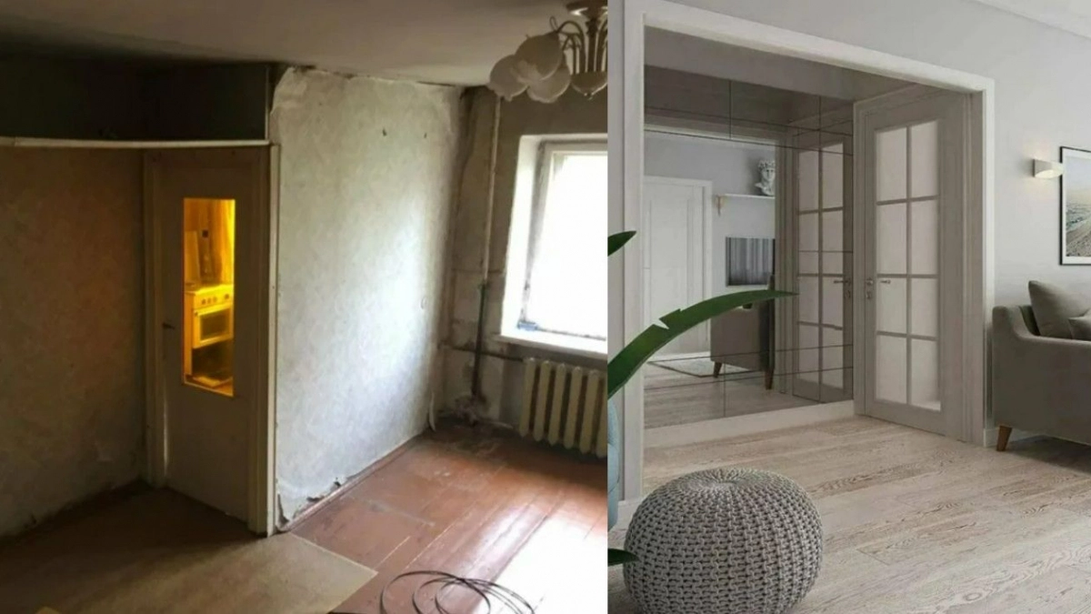 Досталась хрущевка? 3 варианта трендового дизайна - показываем фото до/после