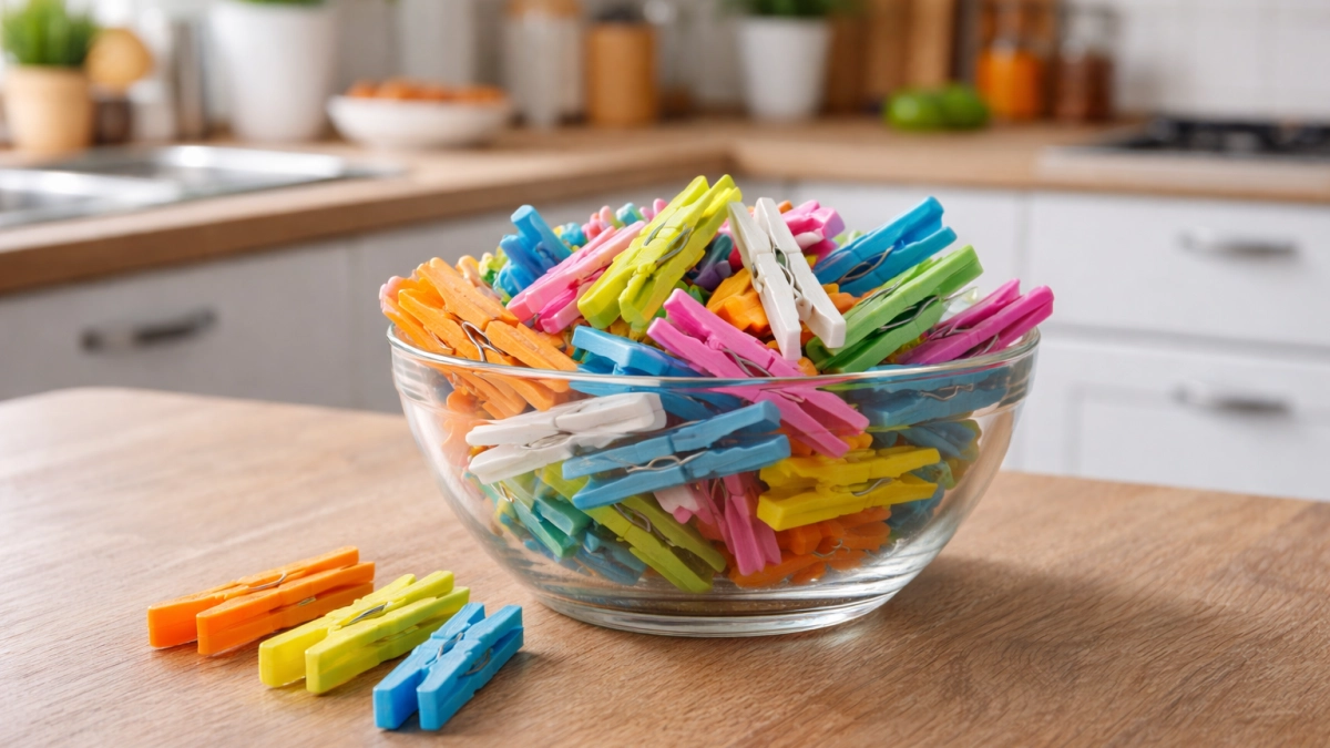 Старые прищепки не выбрасываю. На кухне они — настоящий клад 