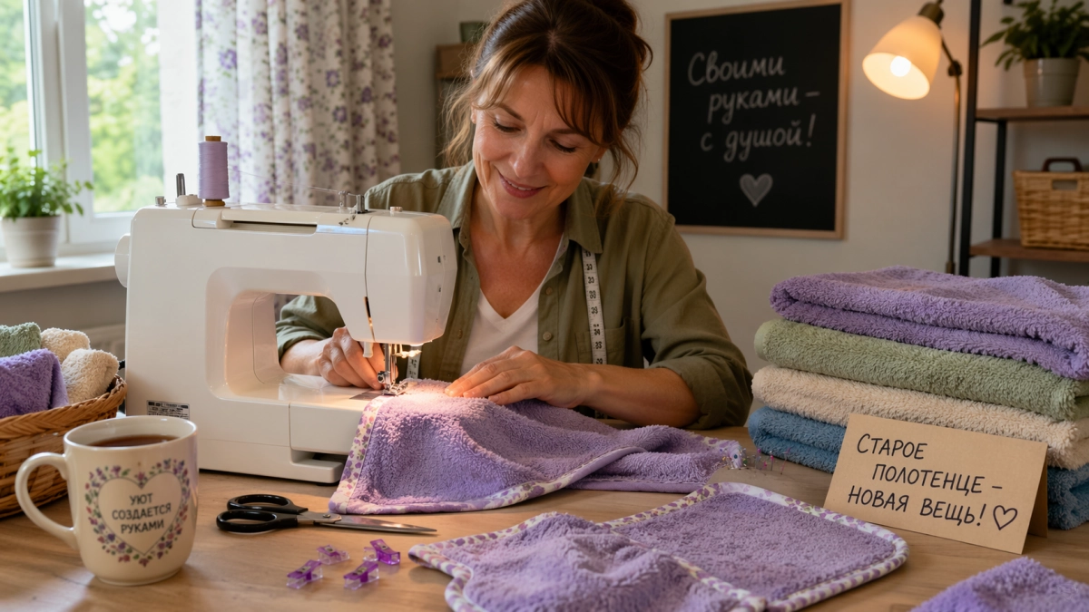 Не мусор, а клад: что сшить из старых полотенец — 5 идей, которые заменят половину покупок для дома