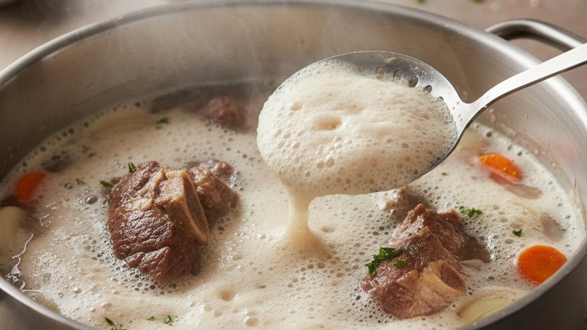 Нужно ли снимать пенку с бульона при варке мяса - запомните раз и навсегда