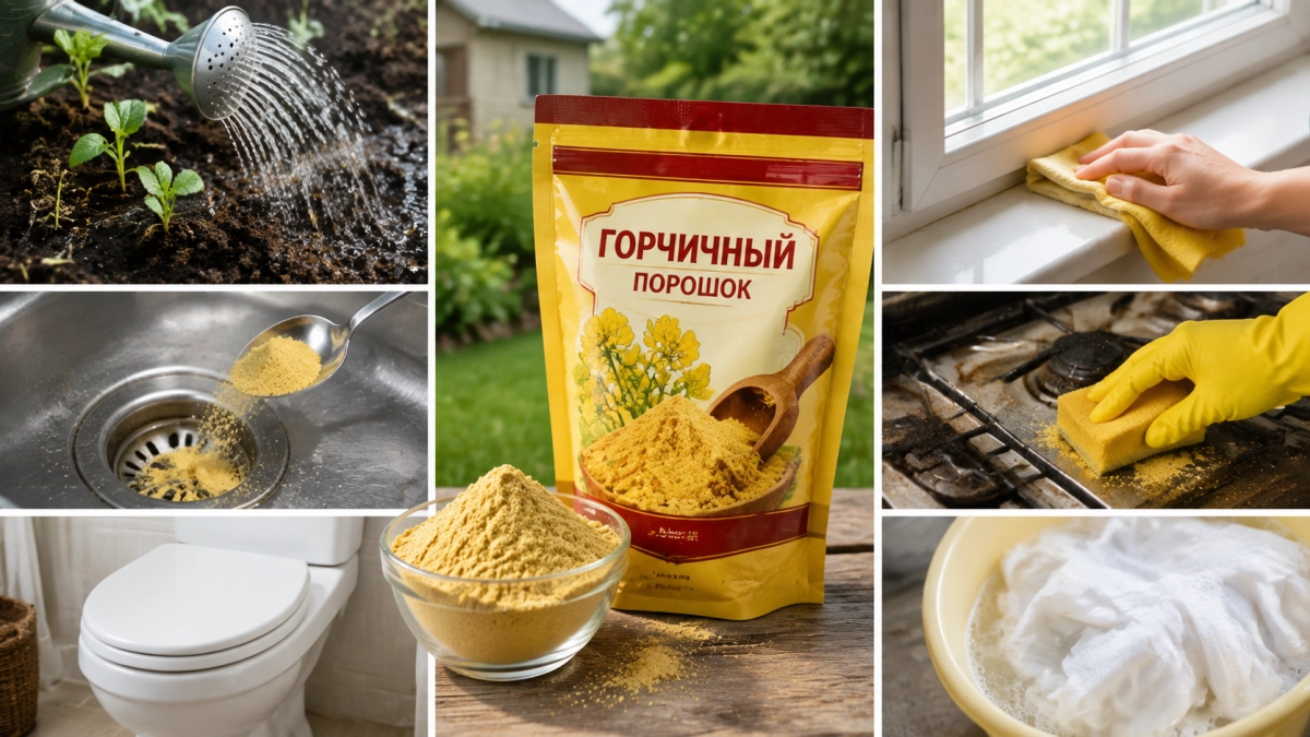 Дешевую горчицу в порошке с Ozon скупаю пачками — но не для кулинарии: на даче и в быту заменяет сразу 5 дорогих средств