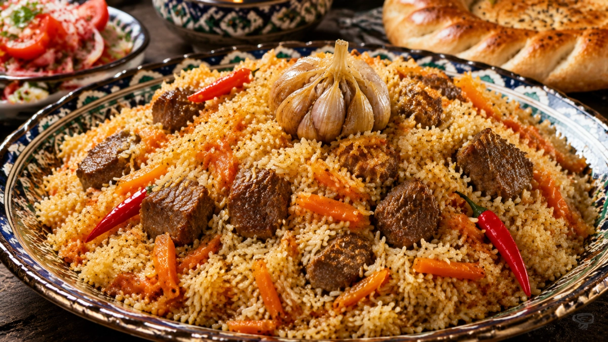 2 кусочка на рис - и плов рассыпчатый зернышко к зернышку: получается вкуснее, чем в Узбекистане