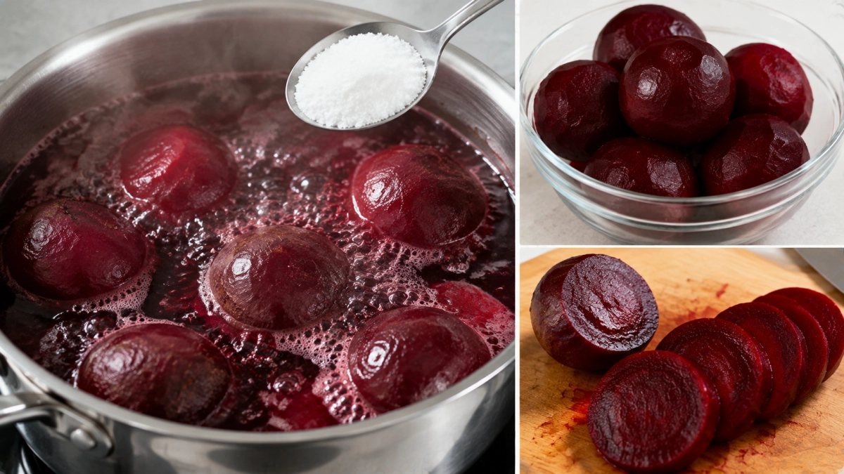 2 ложки в воду – и через 9 минут сочная свекла готова: яркая, вкусная и без возни