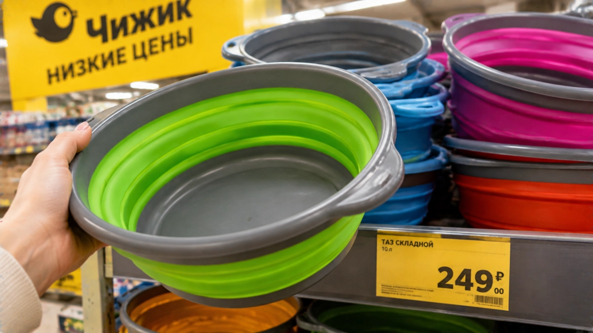 Дачники скупают в Чижике складные силиконовые тазики по 249 ₽: почему они стали хитом сезона 2026
