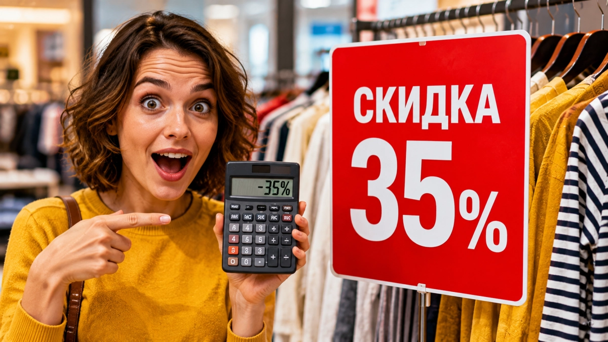 Проценты вам точно знакомы, если сможете в уме посчитать скидку — без калькулятора за 5 секунд справитесь?