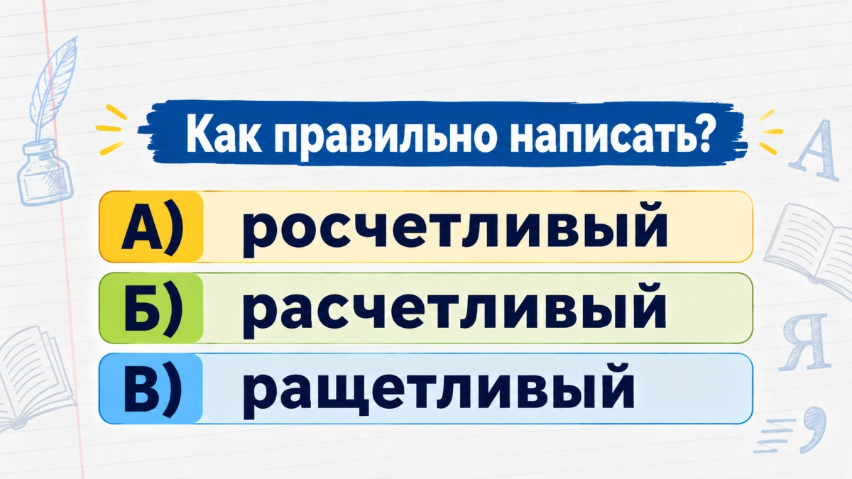 Тест для настоящих знатоков русского языка: как пишется это слово — или школьные правила давно забыты?